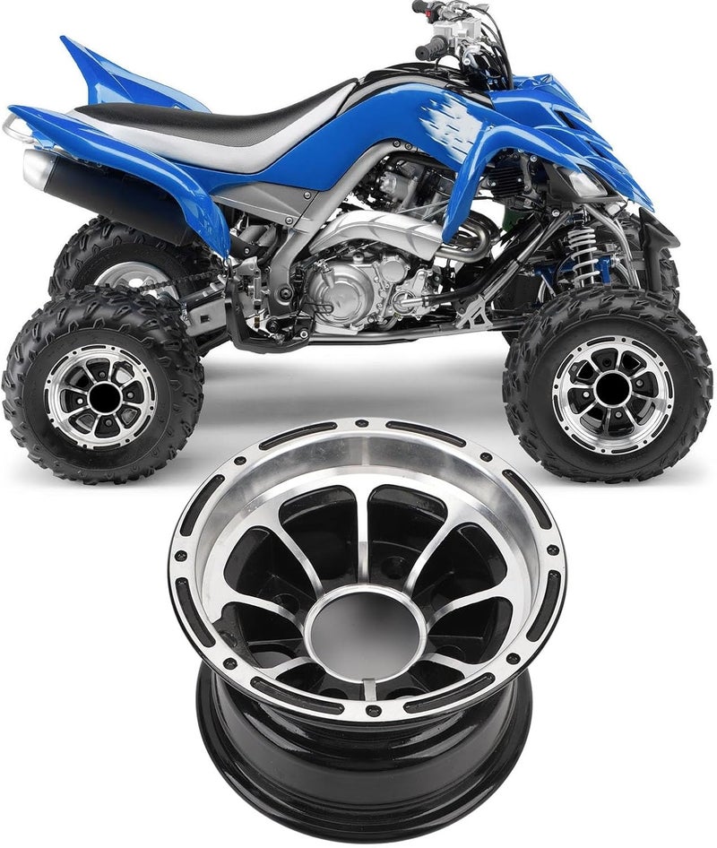 MUNEFE 10 Inch ATV Aluminum Alloy Wheel Rim for Quad Bike Go Kart Golf Cart - Image 5
